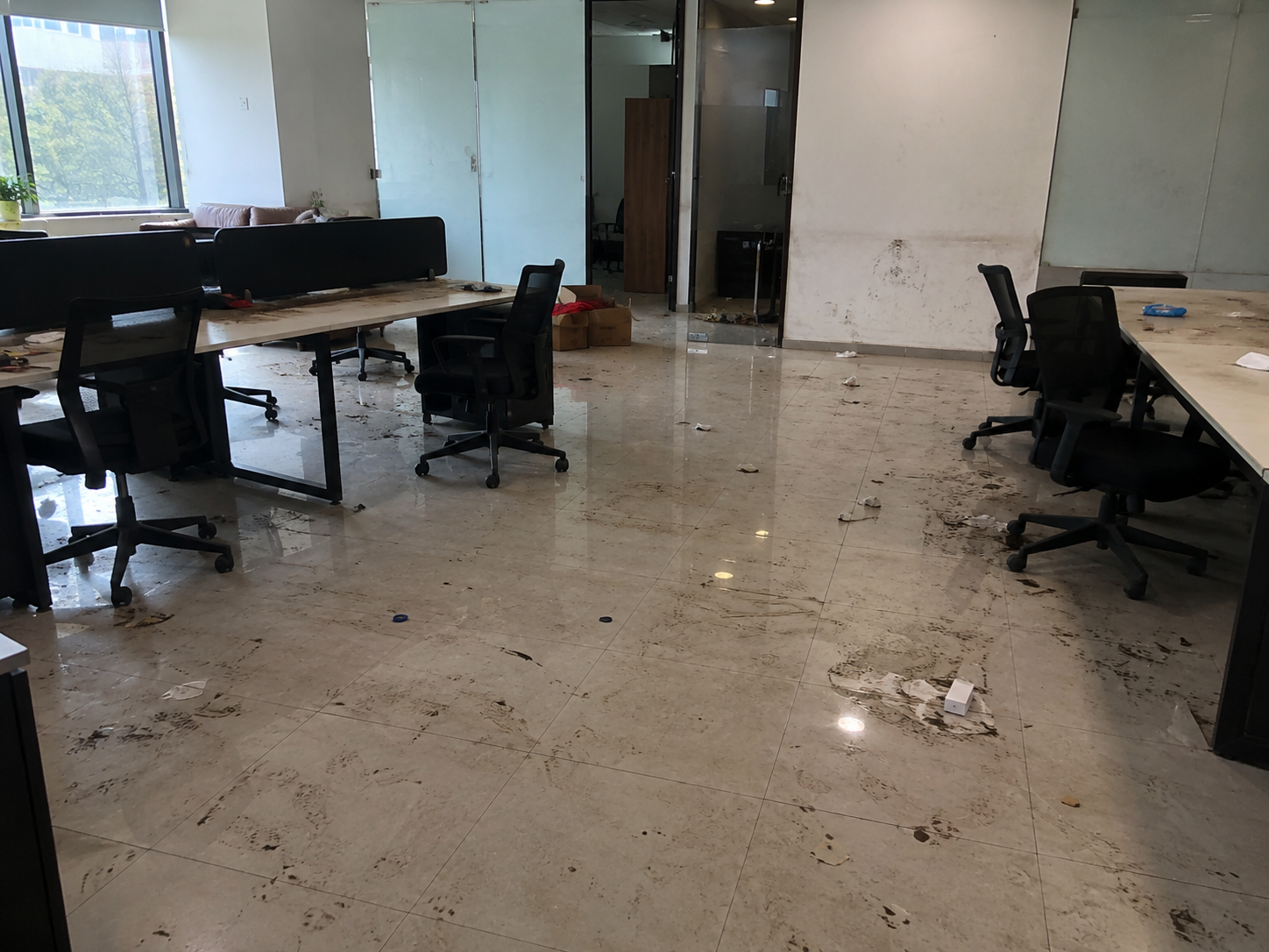 Before cleaning